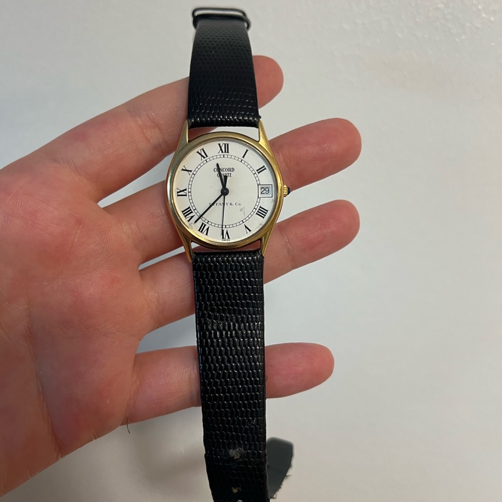 Tiffany & Co. Concord Vintage 14K Gold Quartz Watch